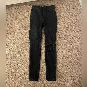Madewell 10” High Rise Skinny—Size 24 Navy wash